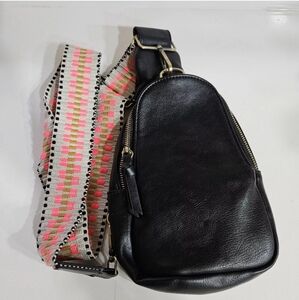 Anthropologie Urban Originals Liberty Black Sling bag Crossbody Purse